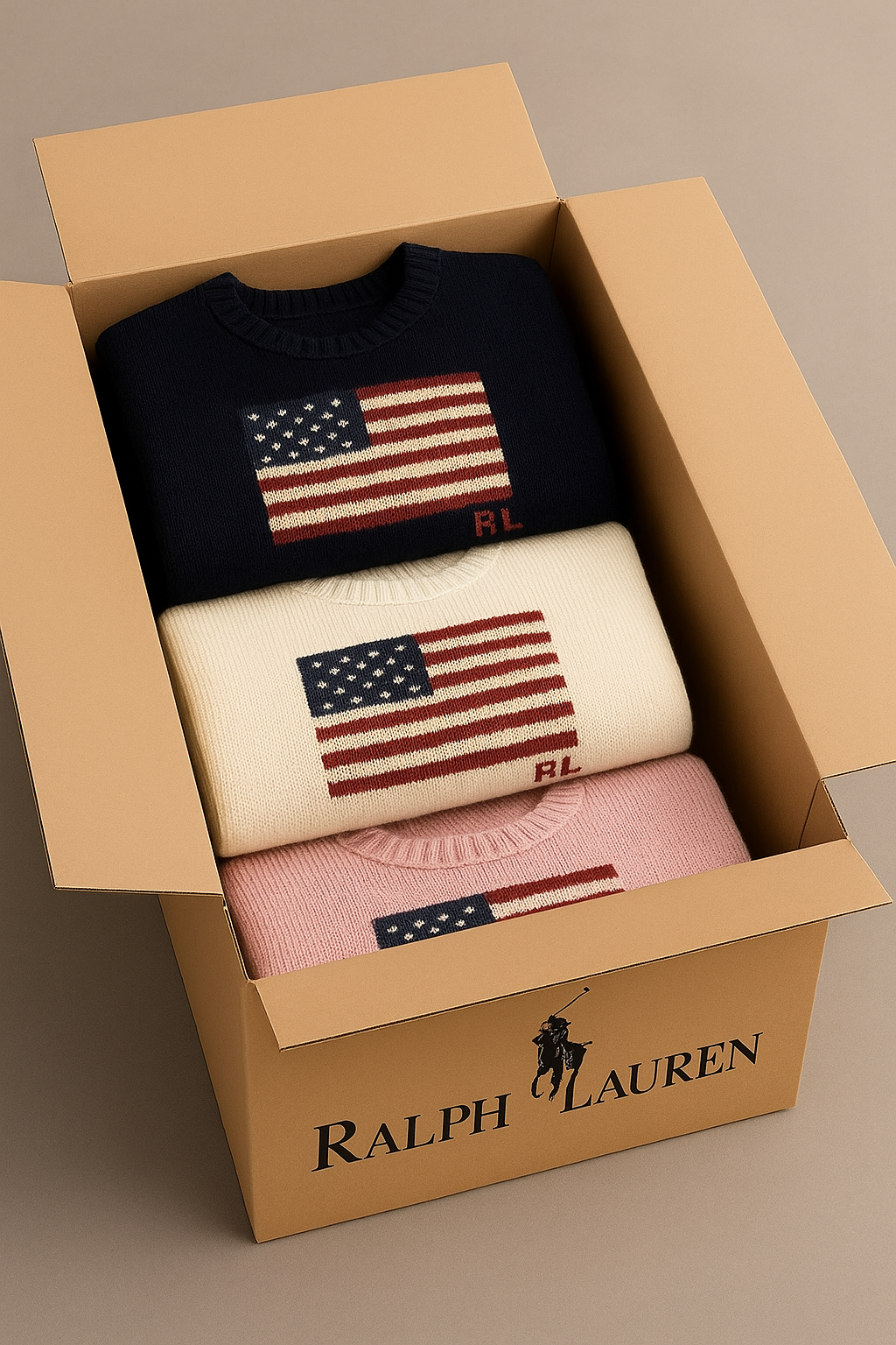 Ralph Lauren Flag Knitwear Box